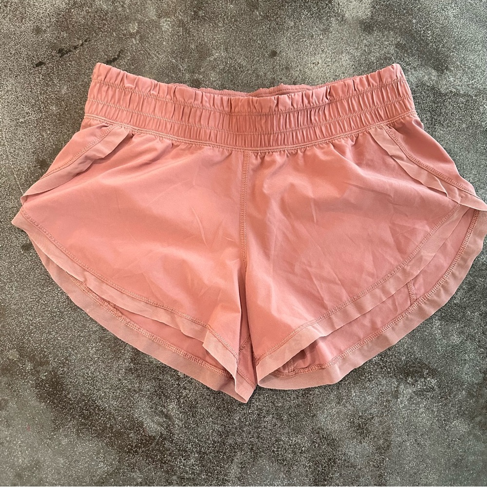Lulu lemon Lululemon Anew Short 4" Quicksand mauve pink like new size 6 - Picture 7 of 15